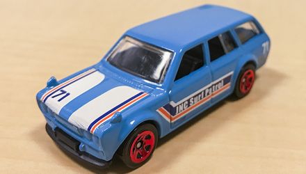 Машинка Базова Hot Wheels '71 Datsun Bluebird 510 Wagon Surf's Up 1:64 FBD29 Blue - Retromagaz, image 5