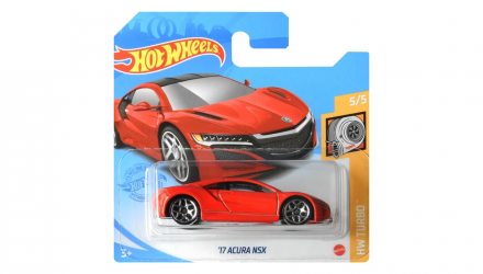 Машинка Базова Hot Wheels '17 Acura NSX Turbo 1:64 GRY59 Red - Retromagaz, image 1