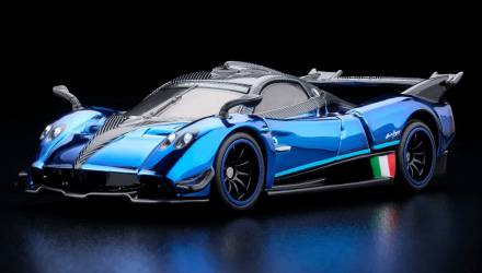 Машинка Premium Hot Wheels '21 Pagani Huayra R Red Line Club RLC 1:64 HWF21 Blue - Retromagaz, image 2