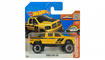 Машинка Базова Hot Wheels Dodge Ram 1500 Hot Trucks 1:64 DHR50 Yellow - Retromagaz, image 1