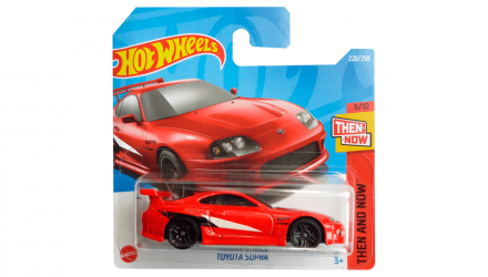 Машинка Базовая Hot Wheels Toyota Supra Then and Now 1:64 HCV16 Red - Retromagaz, image 1