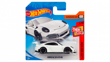 Машинка Базовая Hot Wheels Porsche 911 GT3 RS Then and Now 1:64 FJX93 White - Retromagaz, image 1