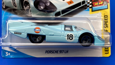 Машинка Базова Hot Wheels Porsche 917 LH Gulf Project Cars 2 Legends of Speed 1:64 FJV93 Blue - Retromagaz, image 2