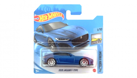 Машинка Базовая Hot Wheels 2020 Jaguar F-Type Factory Fresh 1:64 GRX29 Blue - Retromagaz, image 1