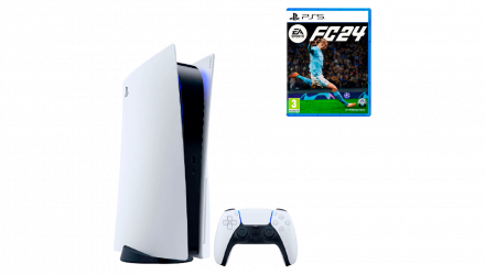 Набір Консоль Sony PlayStation 5 Blu-ray 825GB White Б/У  + Гра EA Sports FC 24 Російська Озвучка Новий - Retromagaz, image 1