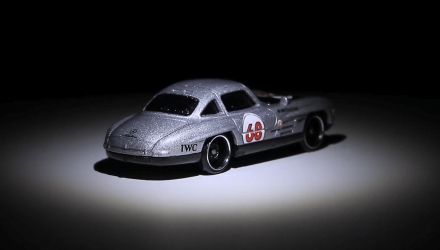 Машинка Базовая Hot Wheels IWC Schaffhausen Mercedes-Benz 300 SL Speed Graphics 1:64 GRY47 Silver - Retromagaz, image 5