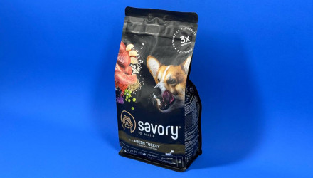 Сухий Корм для Собак Cтерилізованих Savory All Breed Індичка 1kg - Retromagaz, image 1