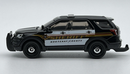 Машинка Большой Город Matchbox 2016 Ford Interceptor Utility Highway 1:64 HLD15 Black - Retromagaz, image 4