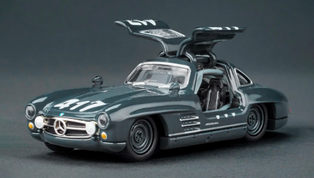 Машинка Premium Hot Wheels Mercedes-Benz 300 SL Elite 64 1:64 HNG51 Dark Grey - Retromagaz, image 2