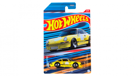 Тематическая Машинка Hot Wheels '71 Porsche 911 Racing Circuit 1:64 HDG72 Yellow - Retromagaz, image 1