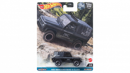 Машинка Premium Hot Wheels 1993 Mercedes-Benz G-Class Off-Road 1:64 HKC72 Black - Retromagaz, image 1