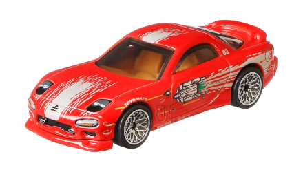 Машинка Premium Hot Wheels '95 Mazda RX-7 Fast & Furious 1:64 GJR76 Red - Retromagaz, image 2