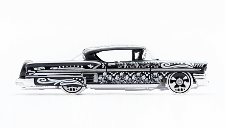 Машинка Базовая Hot Wheels '58 Impala Treasure Hunts Art Cars 1:64 HCX98 Black - Retromagaz, image 5