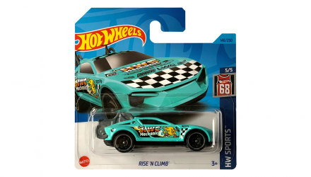 Машинка Базова Hot Wheels Rise 'N Climb Treasure Hunts Sports 1:64 HKL03 Light Blue - Retromagaz, image 1