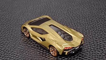 Машинка Базовая Hot Wheels Lamborghini Sian FKP 37 Factory Fresh 1:64 HCT08 Green - Retromagaz, image 3