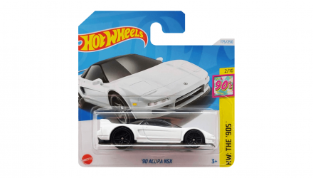 Машинка Базовая Hot Wheels '90 Acura NSX The `90S 1:64 HTF02 White - Retromagaz, image 1