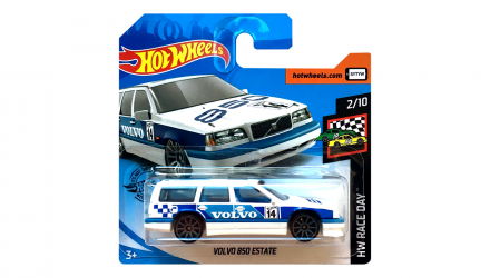 Машинка Базова Hot Wheels Volvo 850 Estate Race Day 1:64 GHB52 White - Retromagaz, image 1