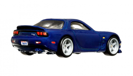 Машинка Premium Hot Wheels '95 Mazda RX7 Ronin Run 1:64 HCK13 Blue - Retromagaz, image 3