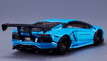 Машинка Premium Hot Wheels LBWK Lamborghini Aventador LP 700-4 Elite 64 1:64 HGW14 Blue - Retromagaz, image 3