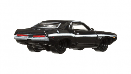 Машинка Premium Hot Wheels '70 Dodge Hemi Challenger Boulevard 1:64 GJT68/HKF25 Black - Retromagaz, image 3