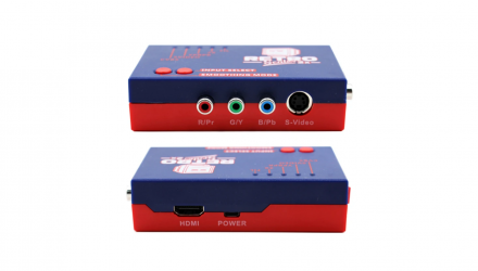 Адаптер Комбинированный RetroScaler N64 2X AV to HDMI Converter and Line-Doubler Blue Red Б/У - Retromagaz, image 3