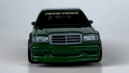 Машинка Premium Hot Wheels Mercedes-Benz 190 E 2.5-16 Boulevard 1:64 GJT68/HWW12 Green - Retromagaz, image 5