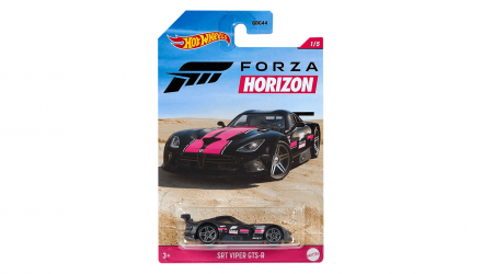 Тематическая Машинка Hot Wheels SRT Viper GTS-R Forza Horizon 1:64 GRP33 Black - Retromagaz, image 1