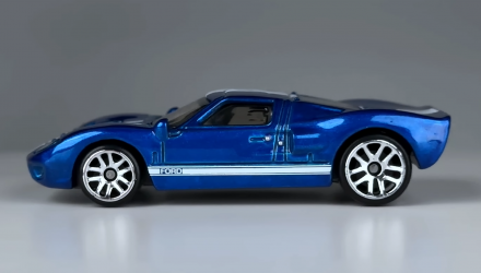 Тематическая Машинка Hot Wheels Ford GT40 Women of Fast & Furious 1:64 HNR88/HRW39 Blue - Retromagaz, image 4