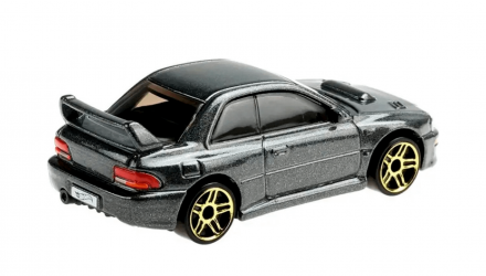 Машинка Базовая Hot Wheels '98 Subaru Impreza 22B STi-Version J-Imports 1:64 GTC74 Grey - Retromagaz, image 3