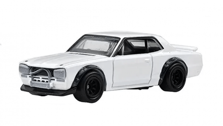 Машинка Premium Hot Wheels 4шт Nissan Skyline GT-R (BNR32) / (BCNR33) / (BNR34) / Retro Rig Diorama 1:64 GRN86 White - Retromagaz, image 2