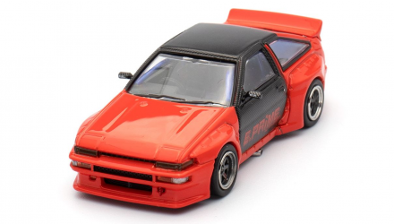 Машинка Premium INNO64 Toyota AE86 Trueno "Pandem / Rocket Bunny" E. Prime Racing 1:64 Red - Retromagaz, image 1