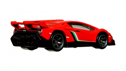 Машинка Premium Hot Wheels Lamborghini Veneno Speed Machines 1:64 HKC41 Red - Retromagaz, image 3