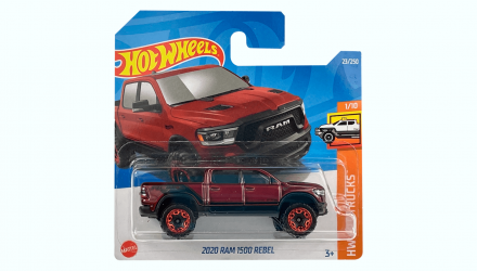 Машинка Базова Hot Wheels 2020 RAM 1500 Rebel Hot Trucks 1:64 HCX93 Red - Retromagaz, image 1