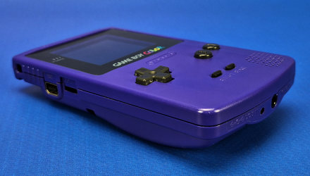 Набір Консоль Nintendo Game Boy Color Purple Б/У  + Скло Консолі RMC Trans Clear Новий + Флеш Картридж Everdrive EDGB OS V4 Англійська Версія Новий + Захисна Плівка RMC Trans Clear Новий - Retromagaz, image 2