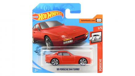 Машинка Базова Hot Wheels '89 Porsche 944 Turbo Porsche 1:64 GHB54 Red - Retromagaz, image 1