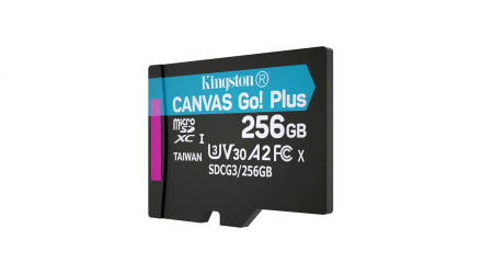 Карта Памяти Kingston Canvas Go! Plus UHS-I U3 V30 A2 + SD Adapter 256GB - Retromagaz, image 2