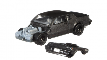 Тематическая Машинка Hot Wheels Buick Grand National Decades of Fast & Furious 1:64 HNR88/HRW43 Black - Retromagaz, image 5