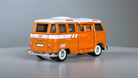 Тематична Машинка Matchbox '59 Volkswagen Microbus Chase Moving Parts 1:64 HVN22 Orange - Retromagaz, image 2