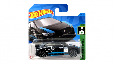 Машинка Базовая Hot Wheels Jaguar I-Pace eTrophy Green Speed 1:64 HKH60 Black - Retromagaz, image 1