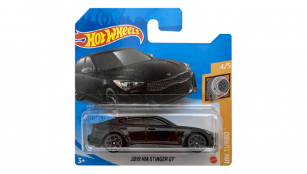 Машинка Базовая Hot Wheels 2019 KIA Stinger GT Turbo 1:64 GTC00 Black - Retromagaz, image 1