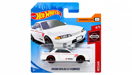 Машинка Базовая Hot Wheels Skyline GT-R (BNR32) Yokohama Nissan 1:64 FYF04 White - Retromagaz, image 1