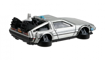 Машинка Premium Hot Wheels Time Machine Hover Mode DMC Delorean Back To The Future Rep. Entertainment 1:64 DWJ76 Silver - Retromagaz, image 2