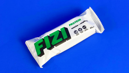 Батончик Fizi Протеиновый Protein Matcha & Raspberry 45g - Retromagaz, image 1