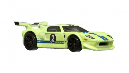 Тематическая Машинка Hot Wheels Ford GT Neon Speeders 1:64 HLH72/HRW77 Yellow - Retromagaz, image 4