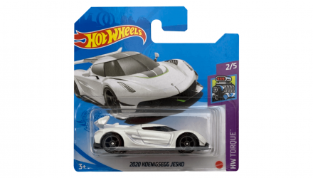 Машинка Базовая Hot Wheels 2020 Koenigsegg Jesko Torque 1:64 GTC51 White - Retromagaz, image 1