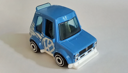 Машинка Базовая Hot Wheels Tooned Volkswagen Golf MK1 Treasure Hunts Tooned 1:64 HKK96 Light Blue - Retromagaz, image 2