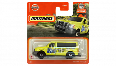 Машинка Велике Місто Matchbox 2014 Nissan NV Van Highway 1:64 HVP00 Yellow - Retromagaz, image 1