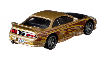 Машинка Premium Hot Wheels Nissan 240SX (S14) Fast & Furious 1:64 GJR64 Gold - Retromagaz, image 3