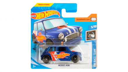 Машинка Базова Hot Wheels Morris Mini Race Team 1:64 FYC54 Blue - Retromagaz, image 1