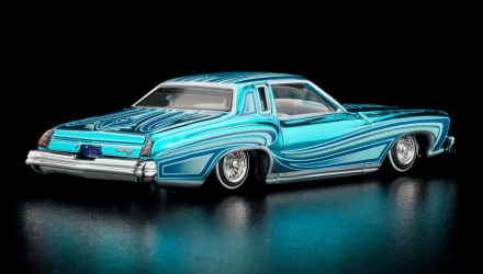 Машинка Premium Hot Wheels 1975 Chevrolet Monte Carlo Red Line Club RLC 1:64 HWF19 Teal - Retromagaz, image 2